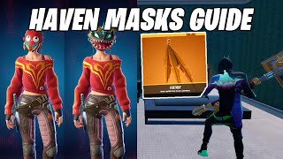 How to Unlock Haven Masks  Fortnite Feather Currency Guide and Challenge Overview [upl. by Gnel]