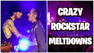 10 INSANE Onstage Rock Star Meltdowns [upl. by Jaquelyn]