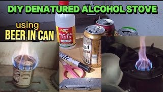 DIY Denatured Alcohol Stove Can Burner [upl. by Hooper]