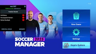 SM 25 mod apk v112 unlimited money  premium  full facility  national team unlocked [upl. by Leanor]