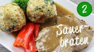 Sauerbraten Part 2  How to cook the meat and make the gravy [upl. by Masuh]