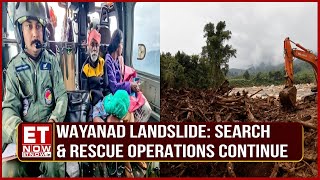 Wayanad Landslide Search and Rescue Operations Continue at Chooralmala Death Toll Reaches 167 [upl. by Nodnalb403]