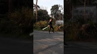 Fudoshin katana and wakizashi kata first part practice [upl. by Netsyrk]