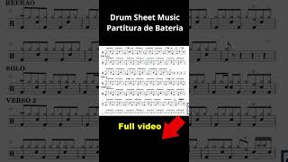 Star  Simply Red drumsheetmusic drums partitura bateria music [upl. by Ecnerewal196]