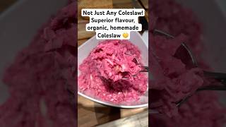 Superior Flavour Organic Homemade Coleslaw Recipe in the description [upl. by Enicul]