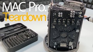 2013 Apple Mac Pro Trash Can  Disassembly Teardown Guide A1481 [upl. by Yentruocal]