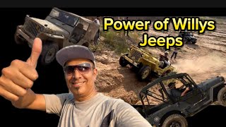 Only Willys Jeeps  OffRoading Like You’ve Never Seen  Vintage Power in Action  OffRoad Kings [upl. by Aynekat]