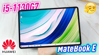 Đây là Huawei MateBook E Chip Intel i51130G7 đủ mạnh viền Màn hình mỏng dính giá OK đủ hết đồ [upl. by Eeladnerb555]