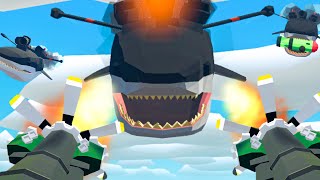 FLYING SHARKS WITH LASERS  Overboard VR  Pungence [upl. by Wallach]