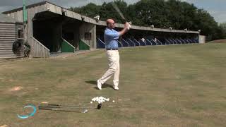 The Easiest Swing in Golf  150yd 7 iron shot [upl. by Beeck]