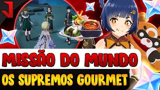 TODOS OS LOCAIS DOS SUPREMOS GOURMET  GEMAS GRÁTIS EM INAZUMA  GENSHIN IMPACT [upl. by Bork]