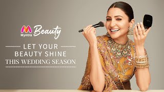 Wedding Beauty Looks with Anushka Sharma  Virtual TryOn  Myntra Beauty [upl. by Haden]