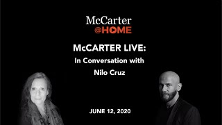 McCarter LIVE In Conversation with Nilo Cruz [upl. by Eedia94]