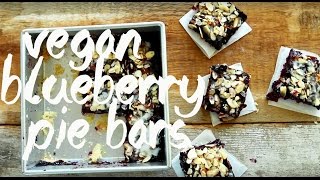 Almond Lemon Blueberry Pie Bars  Minimalist Baker Recipes [upl. by Kcirded]