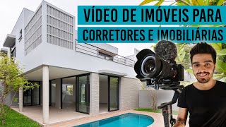 Vídeo de Imóveis para Corretores e Imobiliárias Alto Padrão [upl. by Hbahsur]