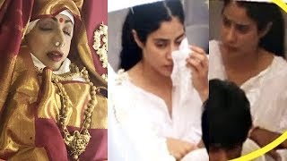 Jhanvi Kapoor Breaks Down Like Never Before On Sridevis Last Rites After Her Death In Dubai [upl. by Katrina406]