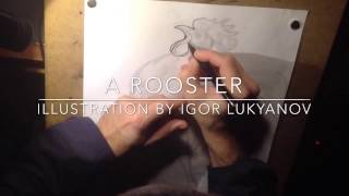 Drawing a rooster [upl. by Tombaugh990]