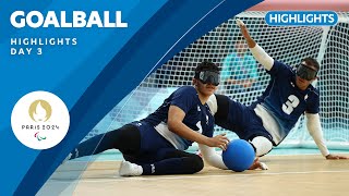 🏐 Goalball Highlights  Day 3  Paris 2024 Paralympic Games [upl. by Ellatsyrc534]