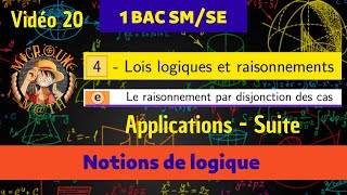 Le raisonnement par disjonction des cas — Lois logiques et raisonnements — 1 BAC SMSE [upl. by Ikkir835]