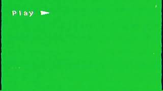 Real VHS  VCR Green Screen Filter Overlay Widescreen 169 Lo Fi Analog Video Tape Effect Chroma Key [upl. by Nuahs]