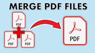 How to Combine PDF Files into One  Merge PDF Files FREE [upl. by Sirehc990]