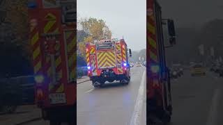 brandweer Essen België met de autopomp naar een interventie in Essen [upl. by Suzetta308]