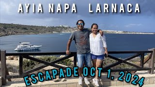 AYIA NAPA LARNACA  LOVE BRIDGE  SEA CAVE CAVO GRECO  SALT LAKE ESCAPADE CYPRUS EUROPE [upl. by Aleakcim]