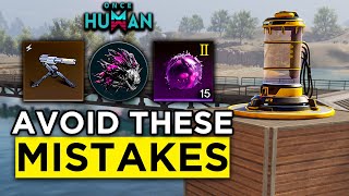 Beginner Mistakes that will Destroy your Base  Once Human Tips And Tricks [upl. by Tat]