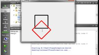 C Qt 80 QPainter Transformations [upl. by Dduj]