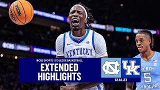 No 9 North Carolina vs No 14 Kentucky College Basketball Extended Highlights I CBS Sports [upl. by Sivlek]