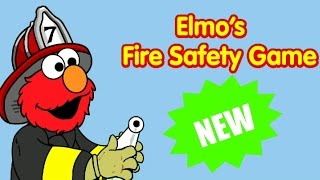 Sesame Street Elmos Fire Safety Educational Kids And Children Games [upl. by Stortz]