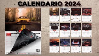 DESCARGAR CALENDARIO 2024 12 MESES MAGNETO STUDIOS [upl. by Suoivatra91]