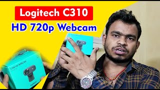 Logitech C310 HD HD 720p Webcam  logitech webcam pc me kaise use kare  logitech c310 hd unboxing [upl. by Benjy]