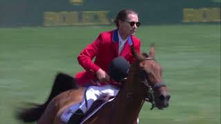 Karl Cook amp Caracole de La Roque Win The CSIO5 Rolex Grand Prix At Piazza di Siena 2024 [upl. by Nilatak]