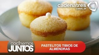 Receta pastelitos tibios de almendras  Recipe warm almond cakes [upl. by Lennad778]