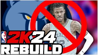 Rebuild the Memphis Grizzlies in NBA 2K24 [upl. by Auqinu680]