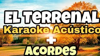 Terrenal  Julion Alvarez  Karaoke Acustico  Acordes  letra [upl. by Morrell]