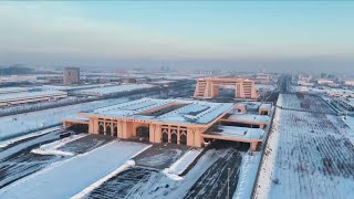 Live Winter view of Khorgos in northwest Chinas Xinjiang – Ep 6 [upl. by Ellan]