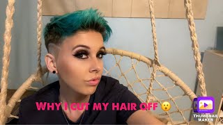 Why I cut my hair off😮 [upl. by Jessey]