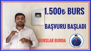 1500₺ BURS  EGET VAKFI BURS BAŞVURUSU BAŞLADI BURS VEREN KURUMLAR ÜNİVERSİTE BURSLARI [upl. by Kirre]