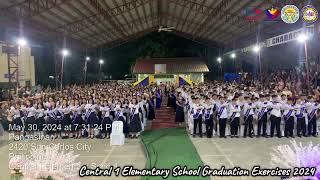 Isang Pasasalamat  Central 1 Elementary School Graduation Song [upl. by Aratal]