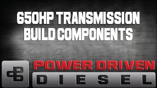 650hp Built Transmission Components  Power Driven Diesel [upl. by Ayekam]