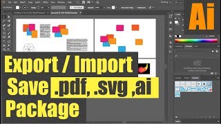 Ai40 All About SavePackage ExportImport aipdfsvg  Illustrator Hindi Tutorial Beginners [upl. by Proulx]