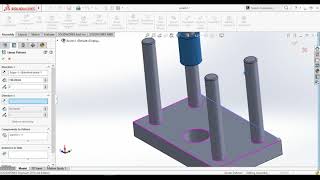 SOLIDWORKS  Bottom up assembly part 2 HINDIURDU [upl. by Acirehs9]