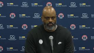 Media Availability Wes Unseld Jr  121123 [upl. by Esinyt]