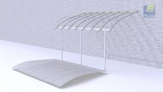 Palram Joya Patio Cover  Assembly [upl. by Radbun]