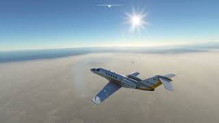 Microsoft Flight Simulator 2020  Cessna Citation CJ4  Working Title  Toulouse to Marseille [upl. by Aneert]