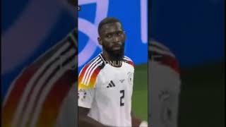 OWN GOAL BY A Rüdiger AT SCOTLAND VS GERMANY football euro2024 scotland [upl. by Follansbee]