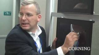 Corning at SID Corning® Gorilla® Glass Scratch Test [upl. by Yruy]