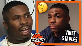 DW Flame Explains Why Vince Staples Refuses To Come To No Jumper [upl. by Dloreg]